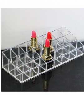 Acrylic Makeup Organizer Organiser Storage Grid Tray 